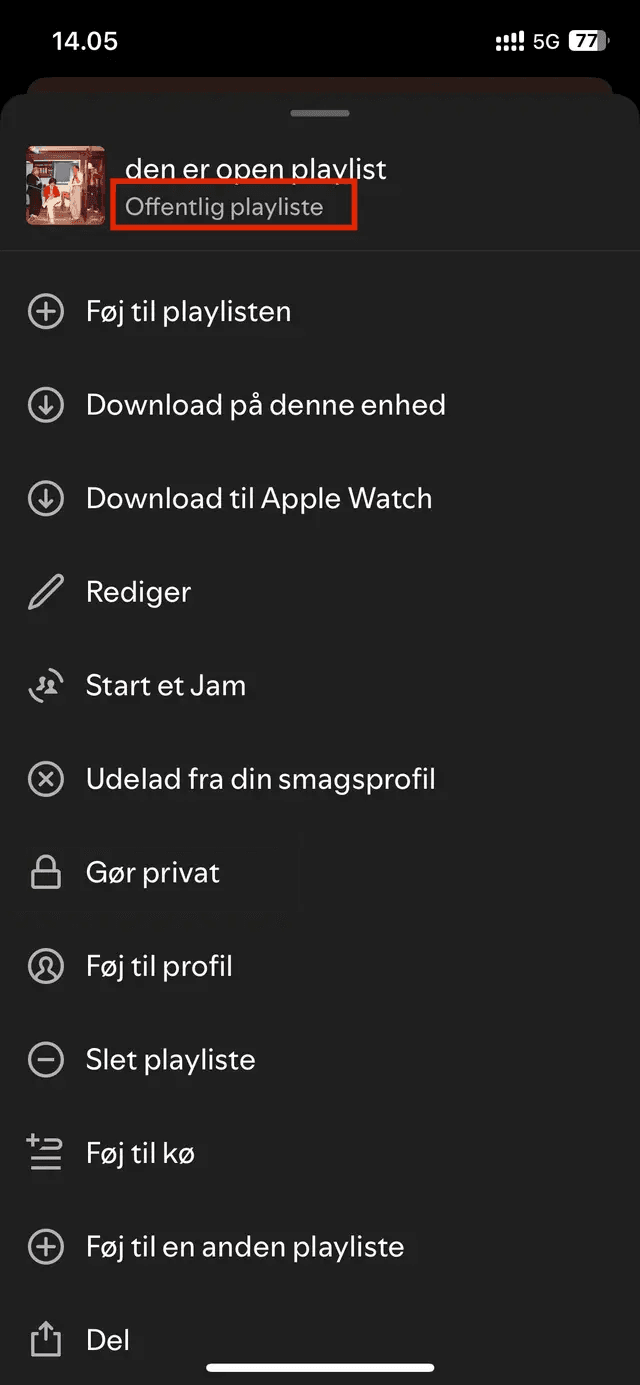 Playlist prête